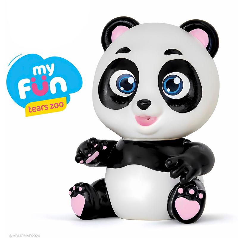 Pandinha Interativo Que Sai Lágrima My Fun Tears Zoo Com Mamadeira